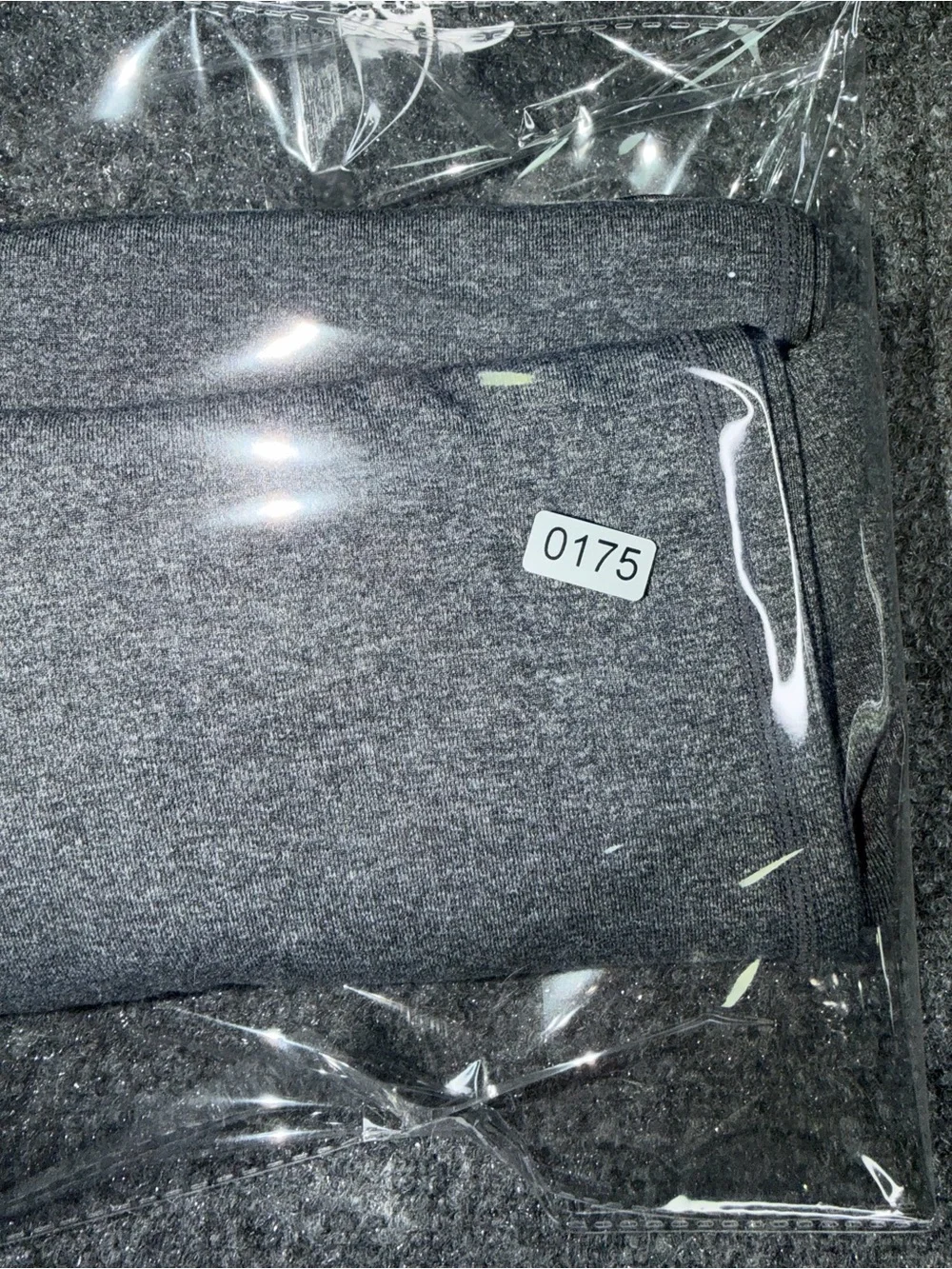lululemon athletica Gray Flare Yoga Pants with White Waistband
